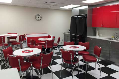 American 1950s retro diner furniture project from Croatia Slavin diner